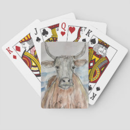 Baraja De Cartas Tarjetas de reproducción de vaca