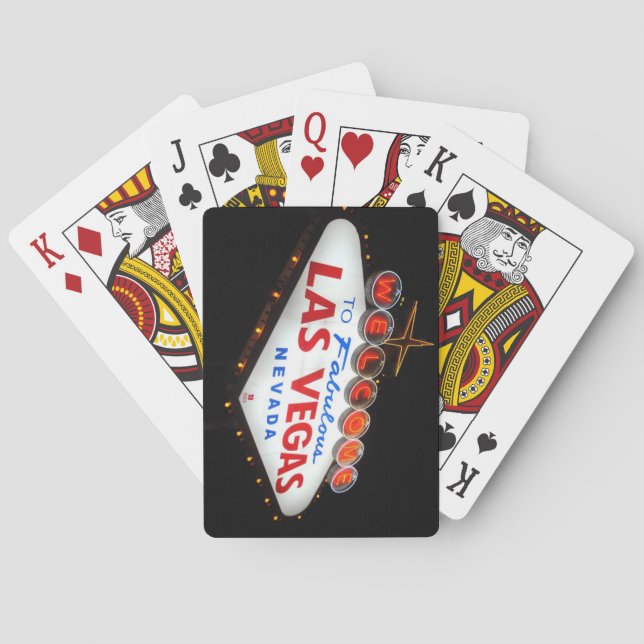 Baraja De Cartas Tarjetas de reproducción de Vegas (Reverso)