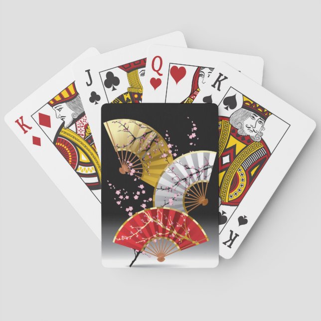 Baraja De Cartas Tarjetas de reproducción de ventilador (Reverso)