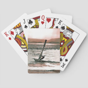 BARAJA DE CARTAS TARJETAS DE REPRODUCCIÓN DE WINDSURF