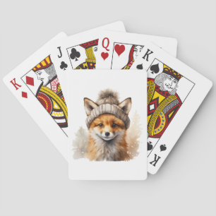 Baraja De Cartas Tarjetas de reproducción de Winter Fox