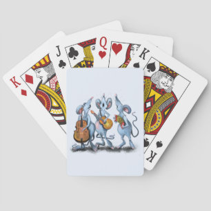 Baraja De Cartas Tarjetas de reproducción divertidas para bandas de