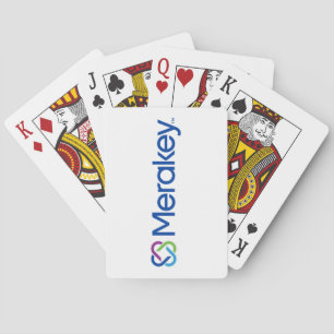 Baraja De Cartas Tarjetas de reproducción estándar con logotipo Mer