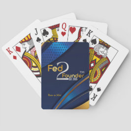 Baraja De Cartas Tarjetas de reproducción Fed2Founder