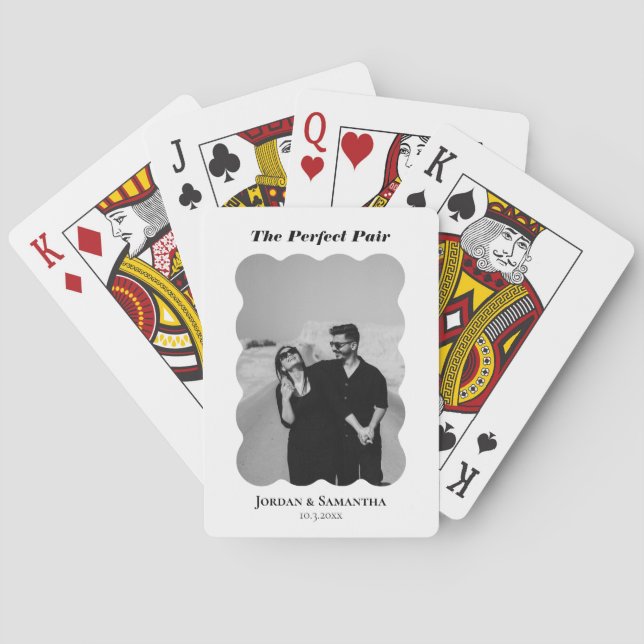 Baraja De Cartas Tarjetas de reproducción fotográfica clásicas de B (Reverso)