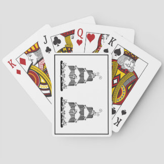 Baraja De Cartas Tarjetas de reproducción gráfica de pasteles bodas