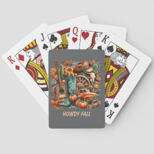 Baraja De Cartas Tarjetas de reproducción Howdy Fall
