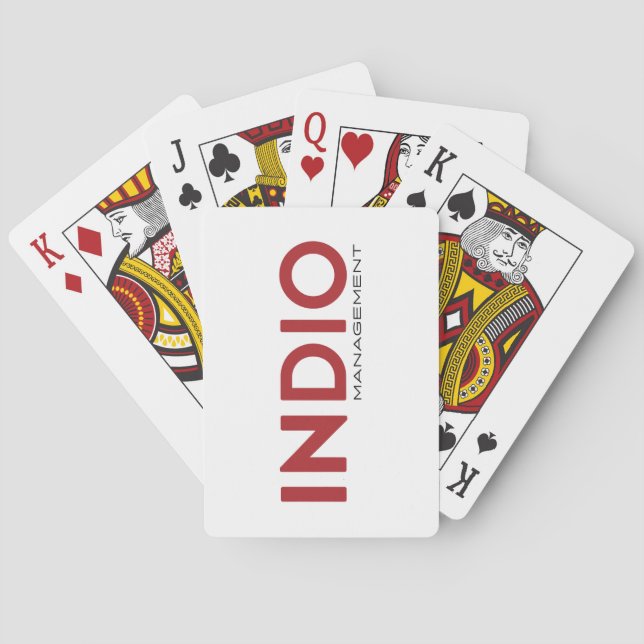 Baraja De Cartas Tarjetas de reproducción INDIO (Reverso)