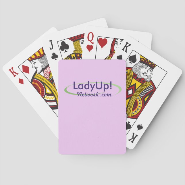Baraja De Cartas Tarjetas de reproducción LadyUp (Reverso)
