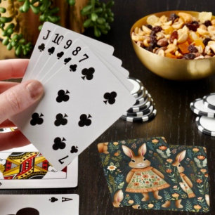Baraja De Cartas Tarjetas de reproducción mágica para conejitos Spr