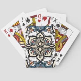 Baraja De Cartas Tarjetas de reproducción Mandala Design