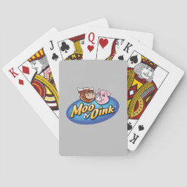 Baraja De Cartas Tarjetas de reproducción Moo & Oink