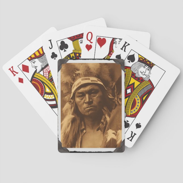 Baraja De Cartas Tarjetas de reproducción nativas nativas nativas d (Reverso)
