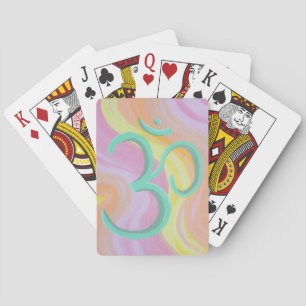 Baraja De Cartas Tarjetas de reproducción Om