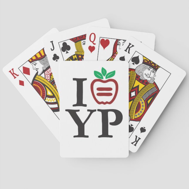 Baraja De Cartas Tarjetas de reproducción para iHeart YP (Reverso)