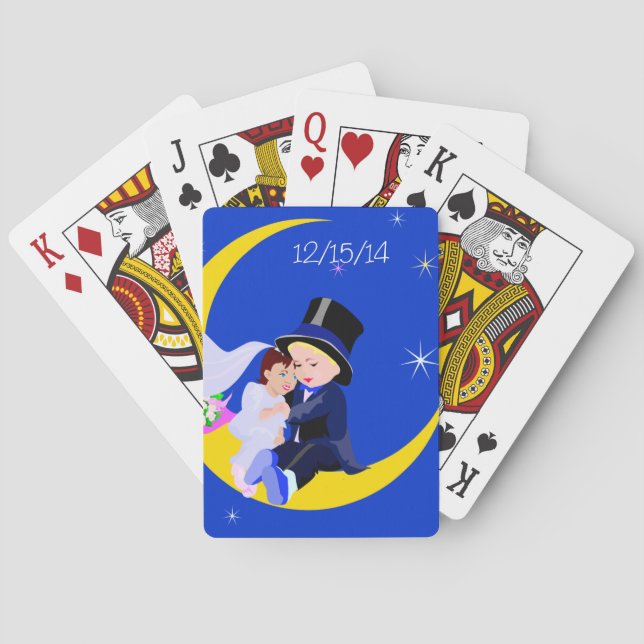 Baraja De Cartas Tarjetas de reproducción personalizadas de recient (Reverso)