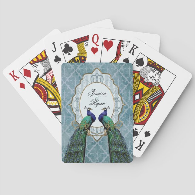Baraja De Cartas Tarjetas de reproducción personalizadas Royal Peac (Reverso)