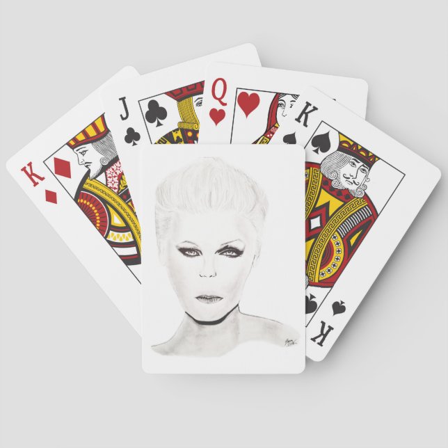 Baraja De Cartas Tarjetas de reproducción PINK (Reverso)