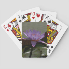 Baraja De Cartas Tarjetas de reproducción Purple Lotus Waterlily