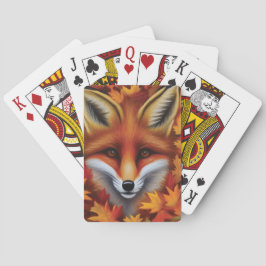 Baraja De Cartas Tarjetas de reproducción Red Fox