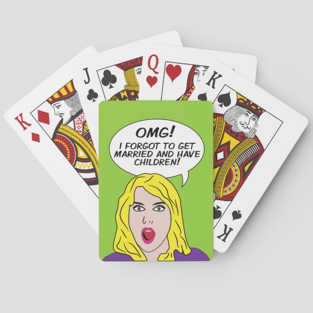 Baraja De Cartas Tarjetas de reproducción RETRO COMICS (Reverso)