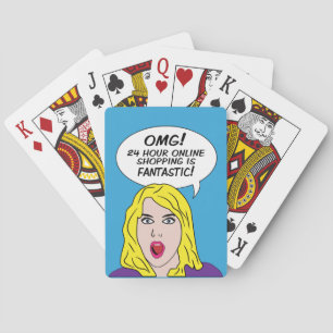 Baraja De Cartas Tarjetas de reproducción RETRO COMICS