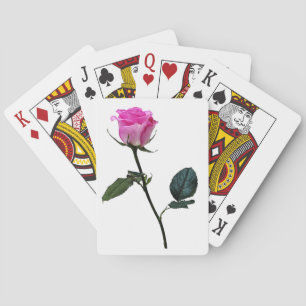 Baraja De Cartas Tarjetas de reproducción rosa rosa