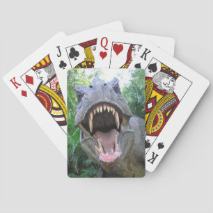 Baraja De Cartas Tarjetas de reproducción T-Rex
