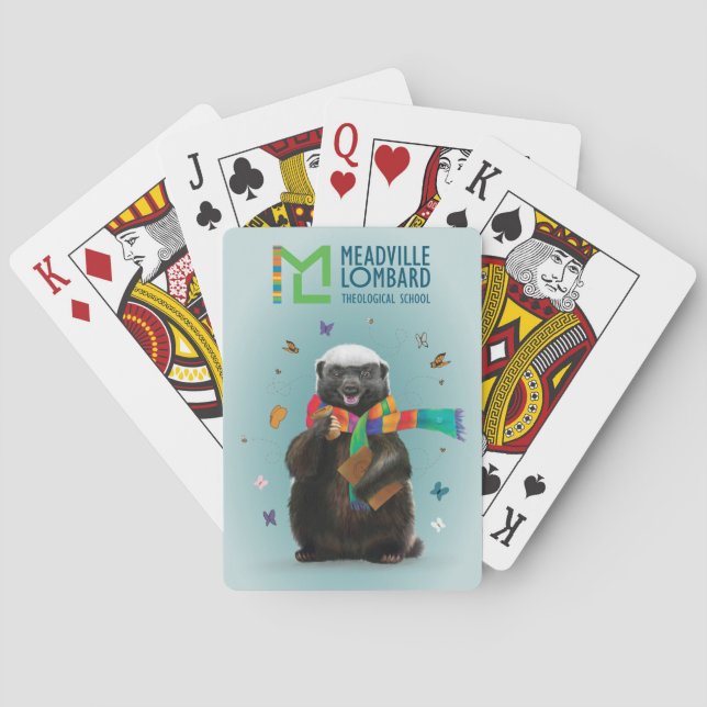 Baraja De Cartas Tarjetas de reproducción Theo (Reverso)