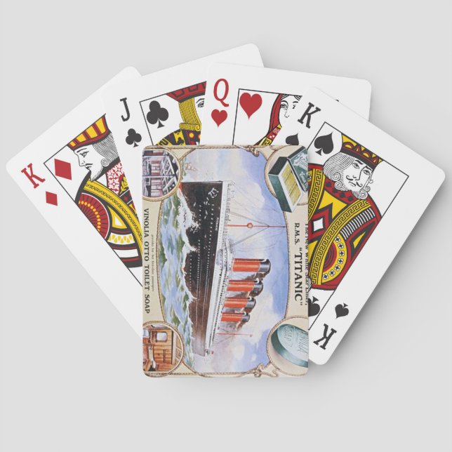 Baraja De Cartas Tarjetas de reproducción titanas (Reverso)