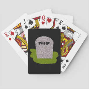 Baraja De Cartas Tarjetas de reproducción Tombstone RIP