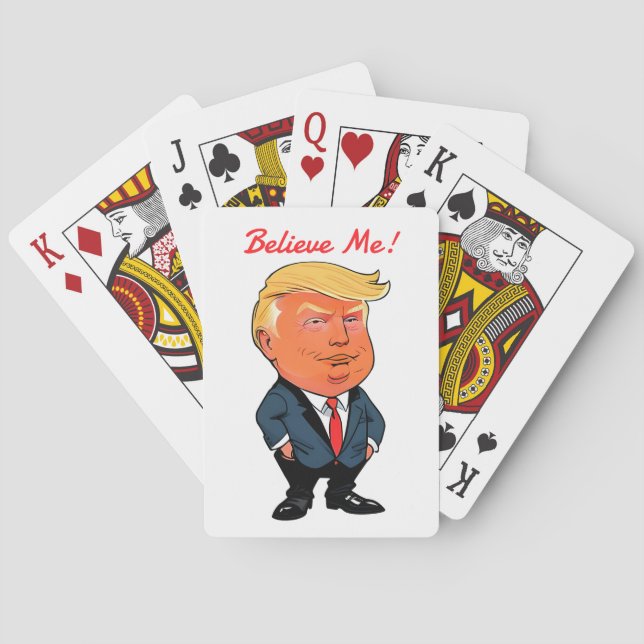 Baraja De Cartas Tarjetas de reproducción TRUMP de personalizable (Reverso)