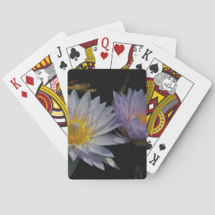 Baraja De Cartas Tarjetas de reproducción White Waterlily Lotus