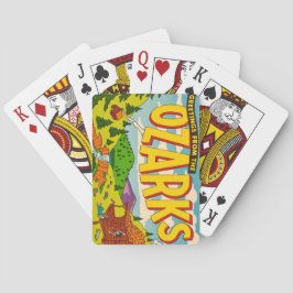 Baraja De Cartas Tarjetas de saludo de Ozarks
