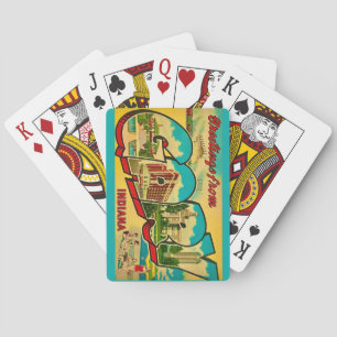 Baraja De Cartas Tarjetas de saludo Gary Indiana