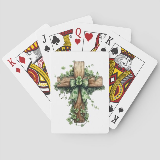 Baraja De Cartas Tarjetas de San Patricio (Reverso)
