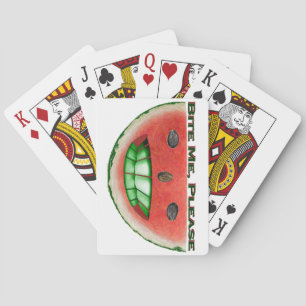 Baraja De Cartas Tarjetas de Sandía Bite Me