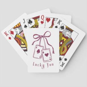 Baraja De Cartas Tarjetas de suerte tú arco trendy