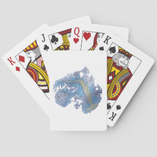 Baraja De Cartas tarjetas de tiburón