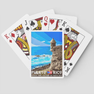 Baraja De Cartas Tarjetas de viaje a Puerto Rico