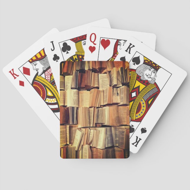 Baraja De Cartas ¡Tarjetas del aficionado a los libros! (Reverso)
