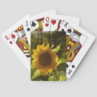 Baraja De Cartas Tarjetas del girasol