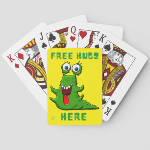 Baraja De Cartas tarjetas divertidas "ABRAZOS GRATIS..."