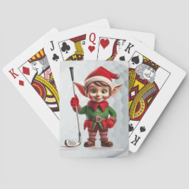 Baraja De Cartas Tarjetas Elf Golfing