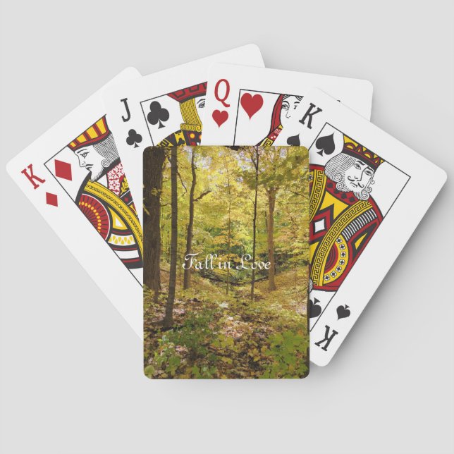 Baraja De Cartas Tarjetas estacionales para la decoración de otoño  (Reverso)