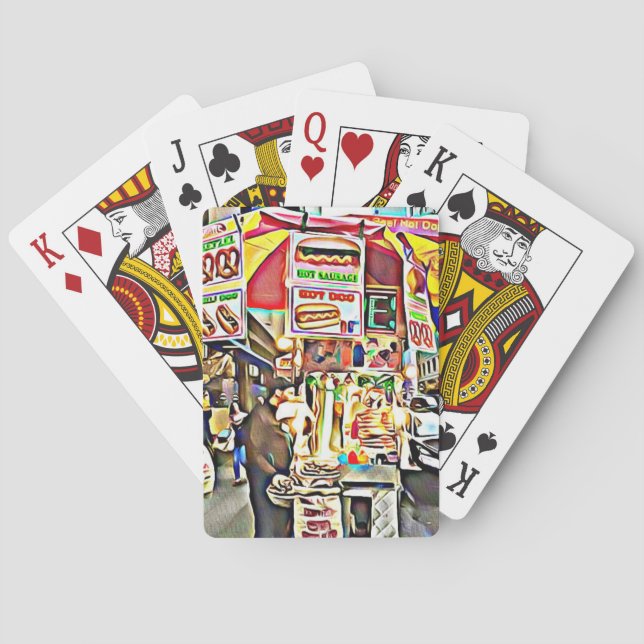 Baraja De Cartas Tarjetas fotográficas de la base para perros calie (Reverso)