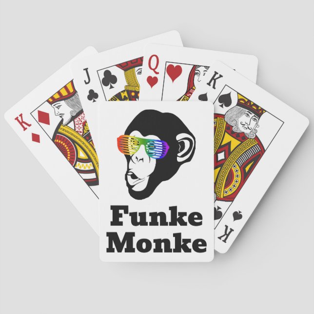 Baraja De Cartas Tarjetas Funke Monke (Reverso)