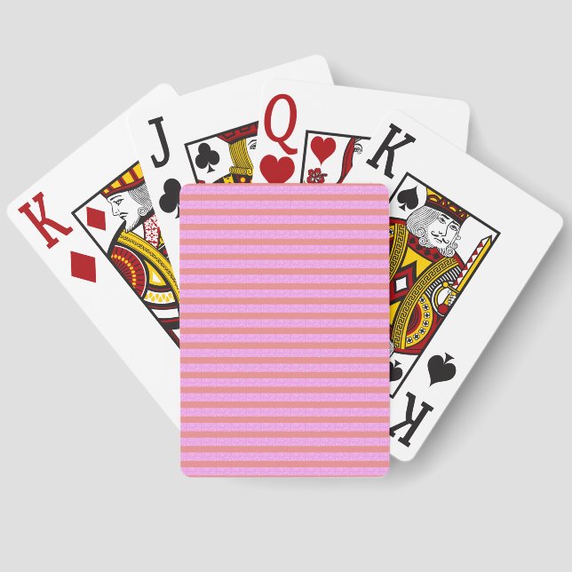 Baraja De Cartas Tarjetas gigantes de banda rosa (Reverso )
