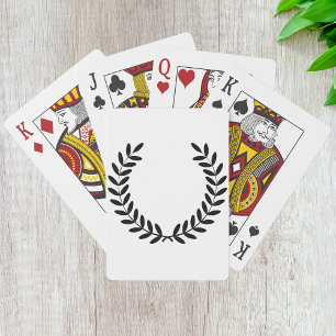 Baraja De Cartas Tarjetas para jugar Laurel Wreath