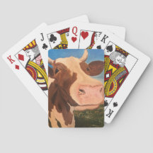 Tarjetas para jugar vacas